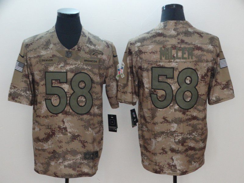 Men Denver Broncos 58 Miller Camo Nike Limited NFL Jersey